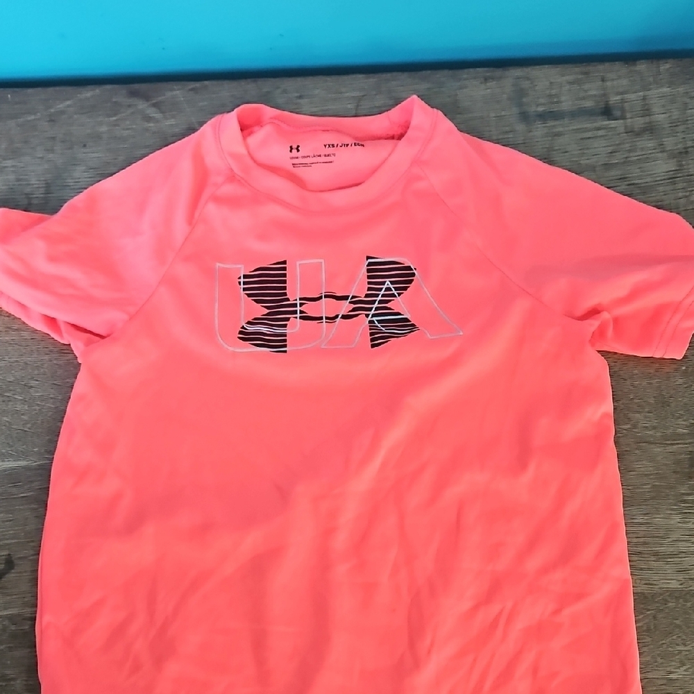 Under Armour Kids Neon Orange T-Shirt